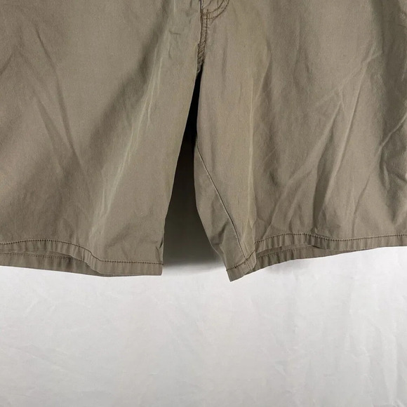 Wrangler Shorts Men's 48 Brown Pockets Cotton Blend 9.5" Inseam Button Zip - Picture 3 of 10
